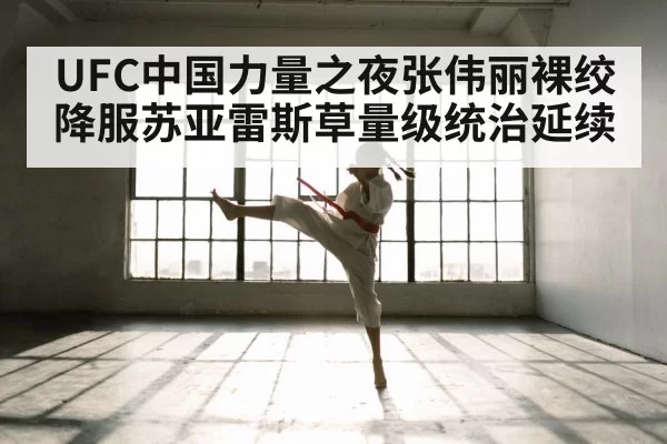 Zhang Weili UFC fight